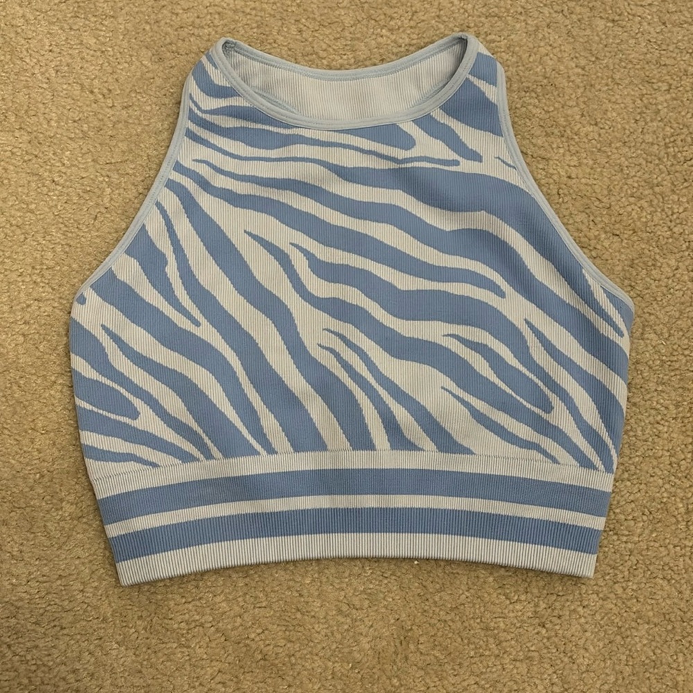 Spiritual Gangster Blue Sports Bra